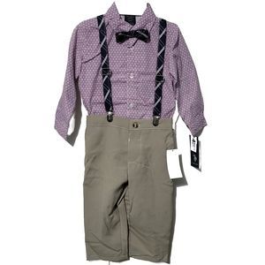 US Polo Assn Outfit 4- Piece Toddler Boys 24M Easter Wedding Formal Outfit